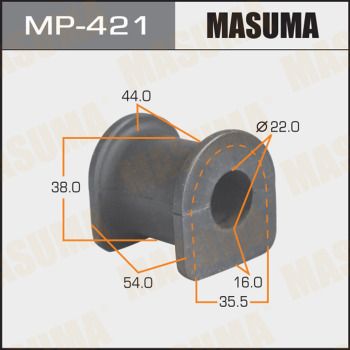 Втулка стабилизатора переднего Masuma MP421