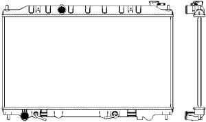 Радиатор охлаждения SAKURA 33411055