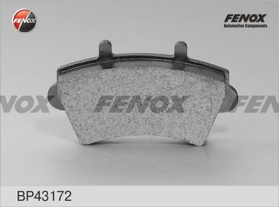 Колодки тормозные передние FENOX BP43172