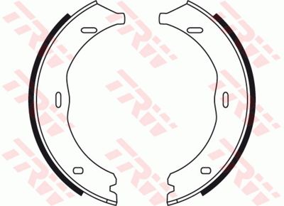 Колодки тормозные барабанные TRW GS8741