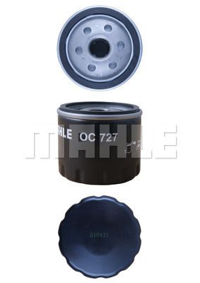 Фильтр масляный MAHLE OC727