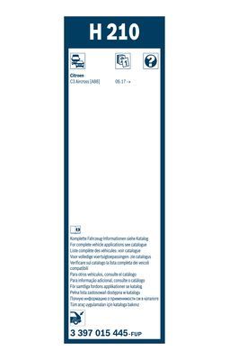 Щетка стеклоочистителя BOSCH 3397015445