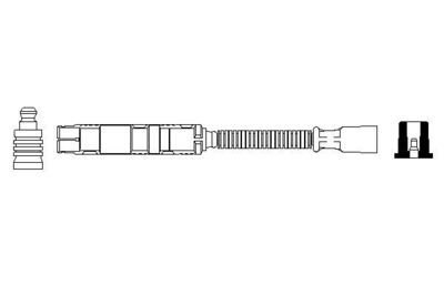 Провод высоковольтный BOSCH 0356912948