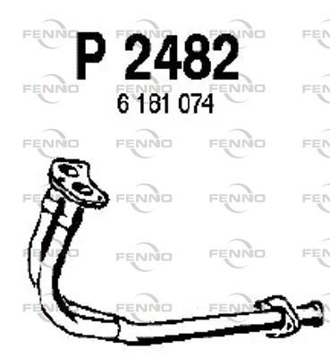 Глушитель средняя часть POLMOSTROW 2482