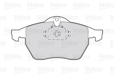 Колодки тормозные дисковые передние VALEO 301305