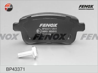 Колодки тормозные дисковые FENOX BP43371