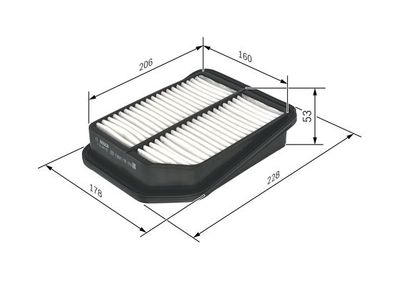 Фильтр воздушный BOSCH F026400125