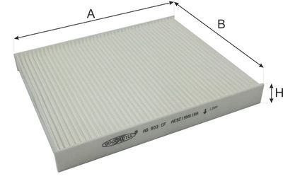 Фильтр салона METACO 1010165