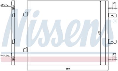 Радиатор кондиционера NISSENS 940147