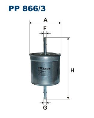 Фильтр топливный FILTRON PP8663