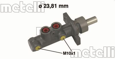 Цилиндр тормозной главный METELLI 050486