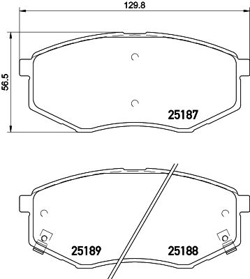 Колодки тормозные дисковые передние Nisshinbo NP6039