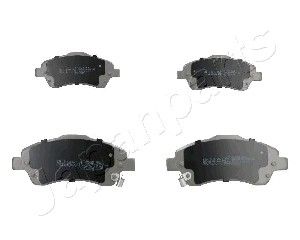 Колодки тормозные дисковые передние JAPANPARTS PA206AF