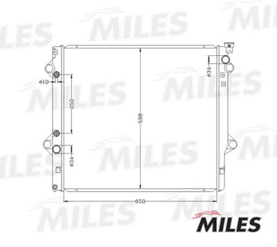 Радиатор Miles ACRB052