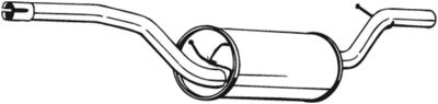 Глушитель центральный BOSAL 154513