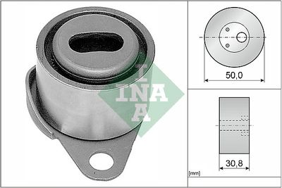 Ролик натяжителя ремня ГРМ INA 531006110