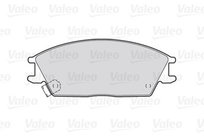 Комплект колодок для дискового тормоза VALEO 301052