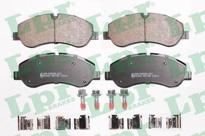 Колодки тормозные дисковые LPR 05P1786
