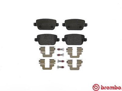 Колодки тормозные дисковые задние BREMBO P24075