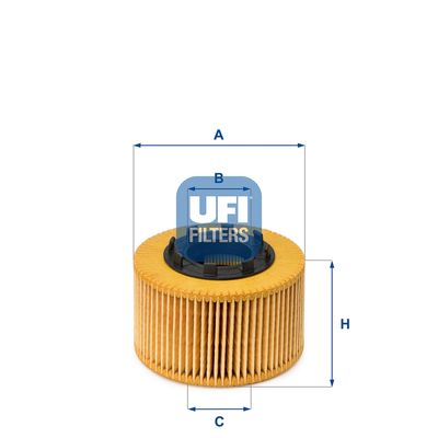 Фильтр масляный UFI 2501500