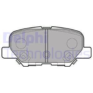 Колодки тормозные задние DELPHI LP2501