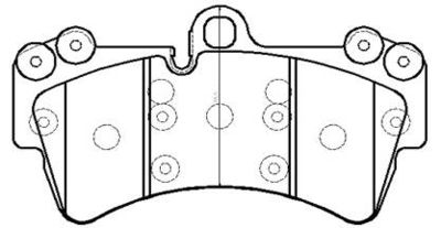 Колодки тормозные дисковые HSB HP9661
