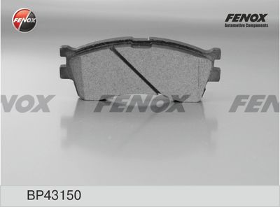 Колодки тормозные дисковые FENOX BP43150