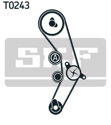 Комплект ремня ГРМ SKF VKMA01136