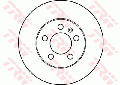 Диск тормозной передний TRW DF2803