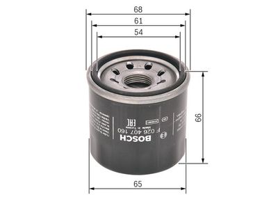 Фильтр масляный BOSCH F026407160
