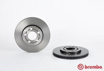Диск тормозной передний вентилируемый BREMBO 09701111