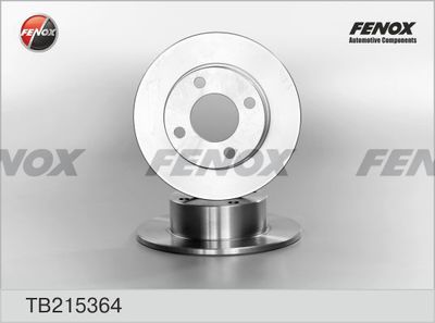Диск тормозной задний FENOX TB215364