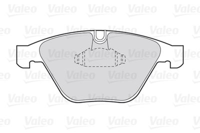 Колодки тормозные передние VALEO 301410