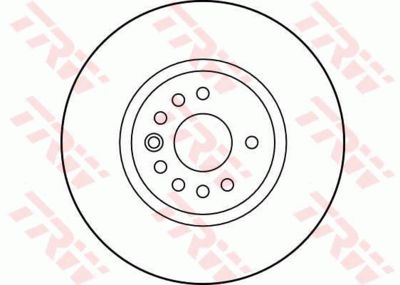 Диск тормозной передний TRW DF2778S