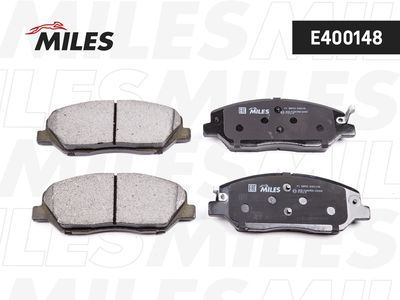 Колодки тормозные передние Miles E400148