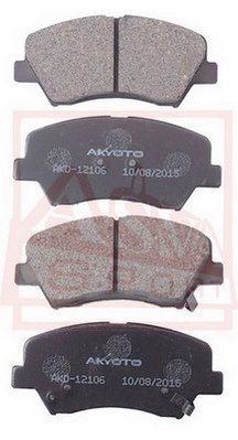 Колодки тормозные дисковые передние AKYOTO AKD12106