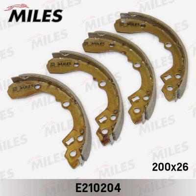 Колодки тормозные барабанные Miles E210204