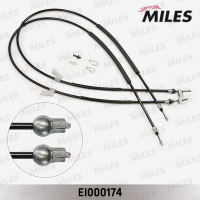 Трос стояночного тормоза Miles EI000174
