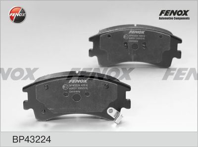 Колодки тормозные дисковые FENOX BP43224