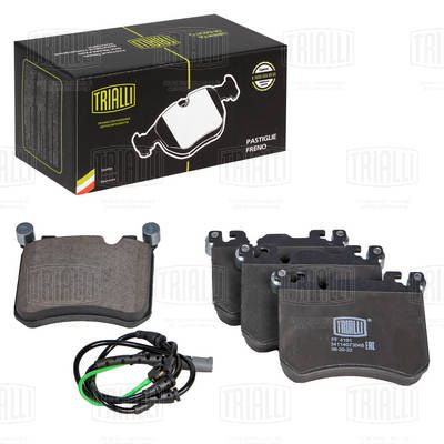 Колодки тормозные дисковые передние с датчиком TRIALLI PF4191