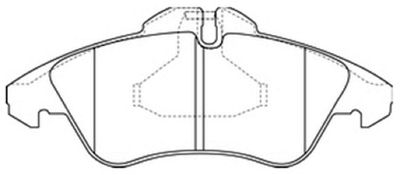Колодки тормозные дисковые передние AKYOTO AKD0301