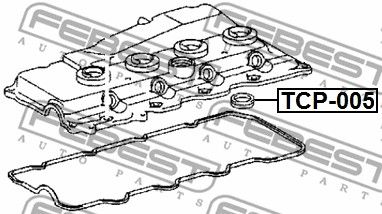 Кольцо уплотнительное свечного колодца FEBEST TCP005