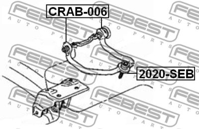 Сайлентблок заднего рычага FIXAR FG0323