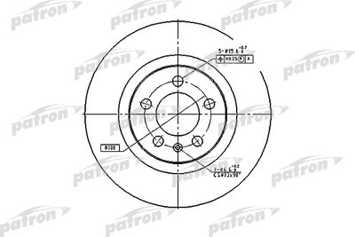 Диск тормозной PATRON PBD4027