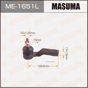 Наконечник рулевой тяги Masuma ME1651L