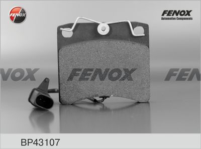 Колодки тормозные дисковые FENOX BP43107