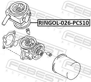 Кольцо уплотнительное NISSAN 21304JK20A