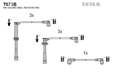 Провода зажигания TESLA T873B
