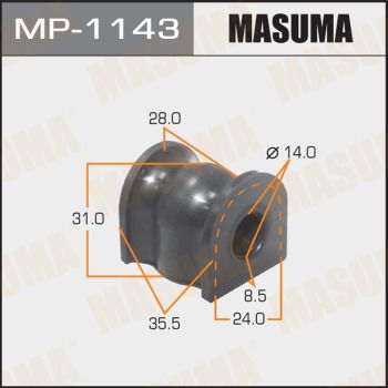 Втулка стабилизатора заднего Masuma MP1143