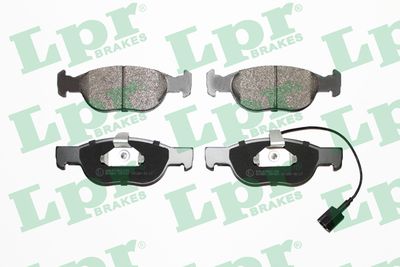 Колодки тормозные передние LPR 05P652